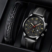 mens fashion watches luxury men business leather quartz wristwatch male casual sports bracelet luminous clock relogio masculino