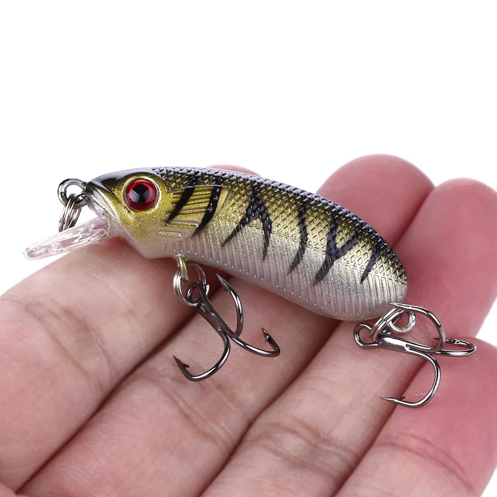 

10pcs 5cm 6.8g Jerkbait Crankbait Fishing Lures Artificial Hard Bait Pike Bass Minnow Wobblers Pesca Carp Isca Fishing Tackle