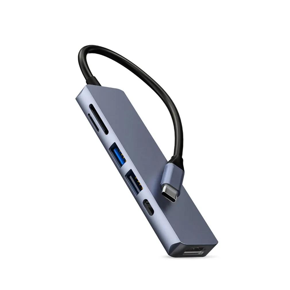 

USB-концентратор 6-в-1 с портами USB Type-C на HDMI