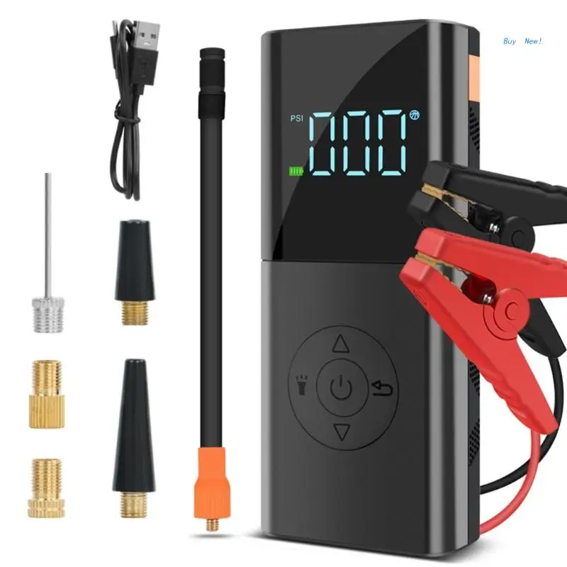 

Автомобильный воздушный компрессор, 10400 мАч, 12 В