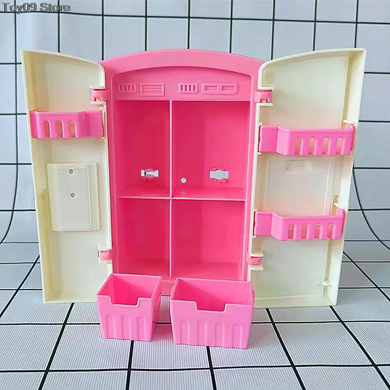 миниатюрный холодильник для кукольного домика