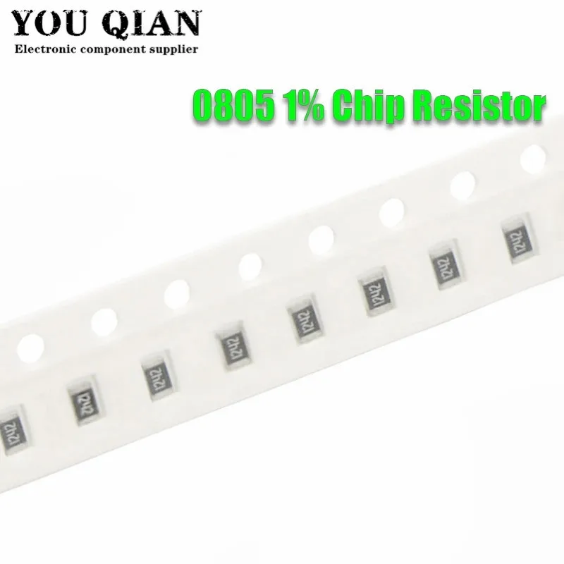 

100pcs 1% 0805 SMD resistor 0R ~ 10M 1/8W 0 0.1 1 10 100 150 220 330 ohm 1K 2.2K 4.7K 10K 100K 1R 10R 100R 150R 220R 330R 1M 10M