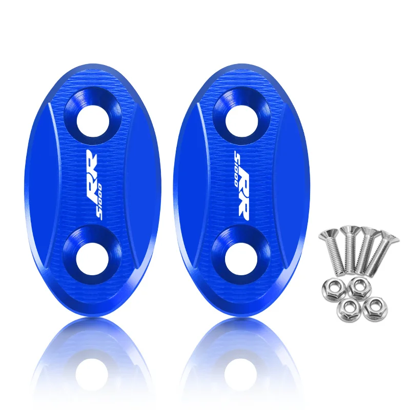 Аксессуары для мотоциклов с ЧПУ, крышка зеркала на ветровое стекло, крышка для устранения зеркала, крышка с отверстием для S1000RR 2009-2018 s1000rr