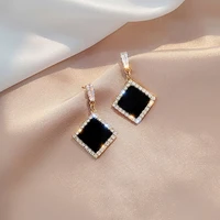 earrings fashion jewelry 2021 dangling tassel earrings stainless steel earrings geometric sweet romantic girl heart jewelry