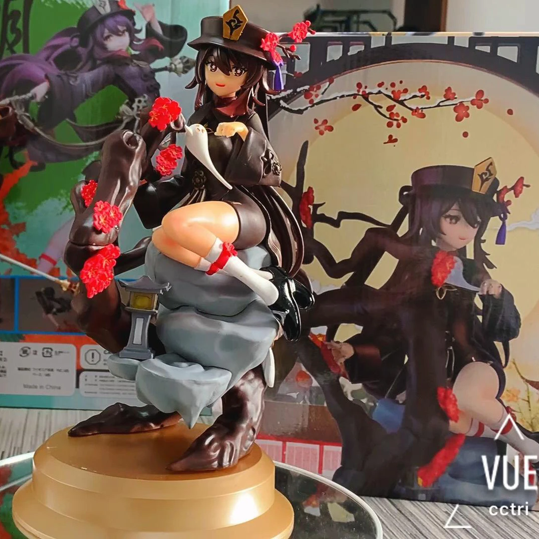 

25cm Genshin Impact Hu Tao Anime Figure Klee Hibana Knight Action Figure Genshin Impact Paimon Keqing Figurine Model Doll Toys