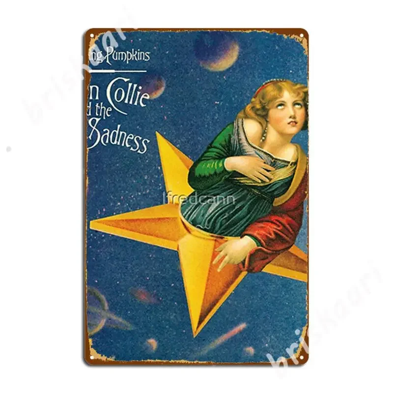 Фото Металлические вывески Mellon Collie And Infinite Sadness 2020, Ньюмакган, клубный бар, дизайн, настенная пещера, жестяная вывеска, плакаты №2