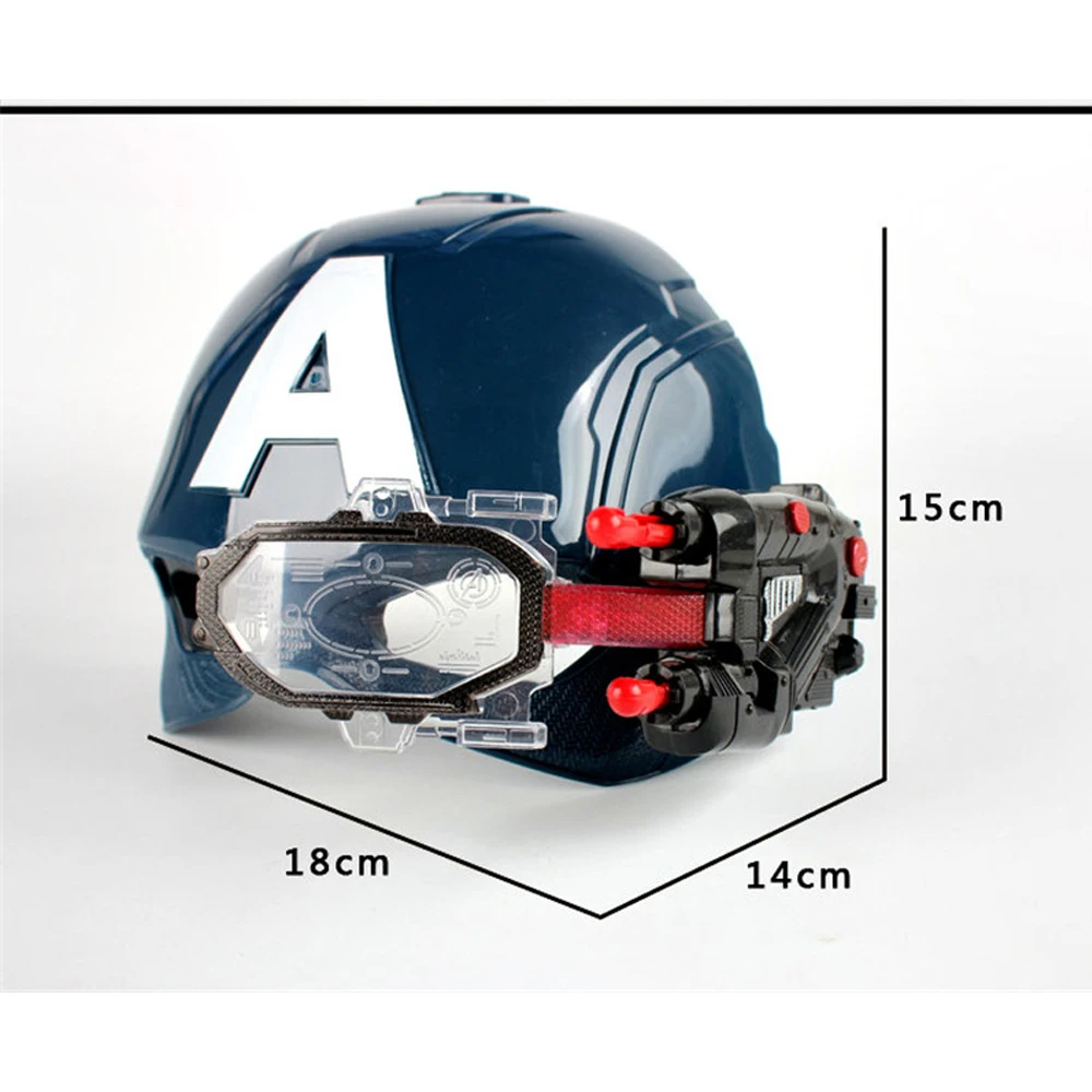 Шлем Железный человек Марвел со светильник вым звуком Мстители 4 Капитан Америка