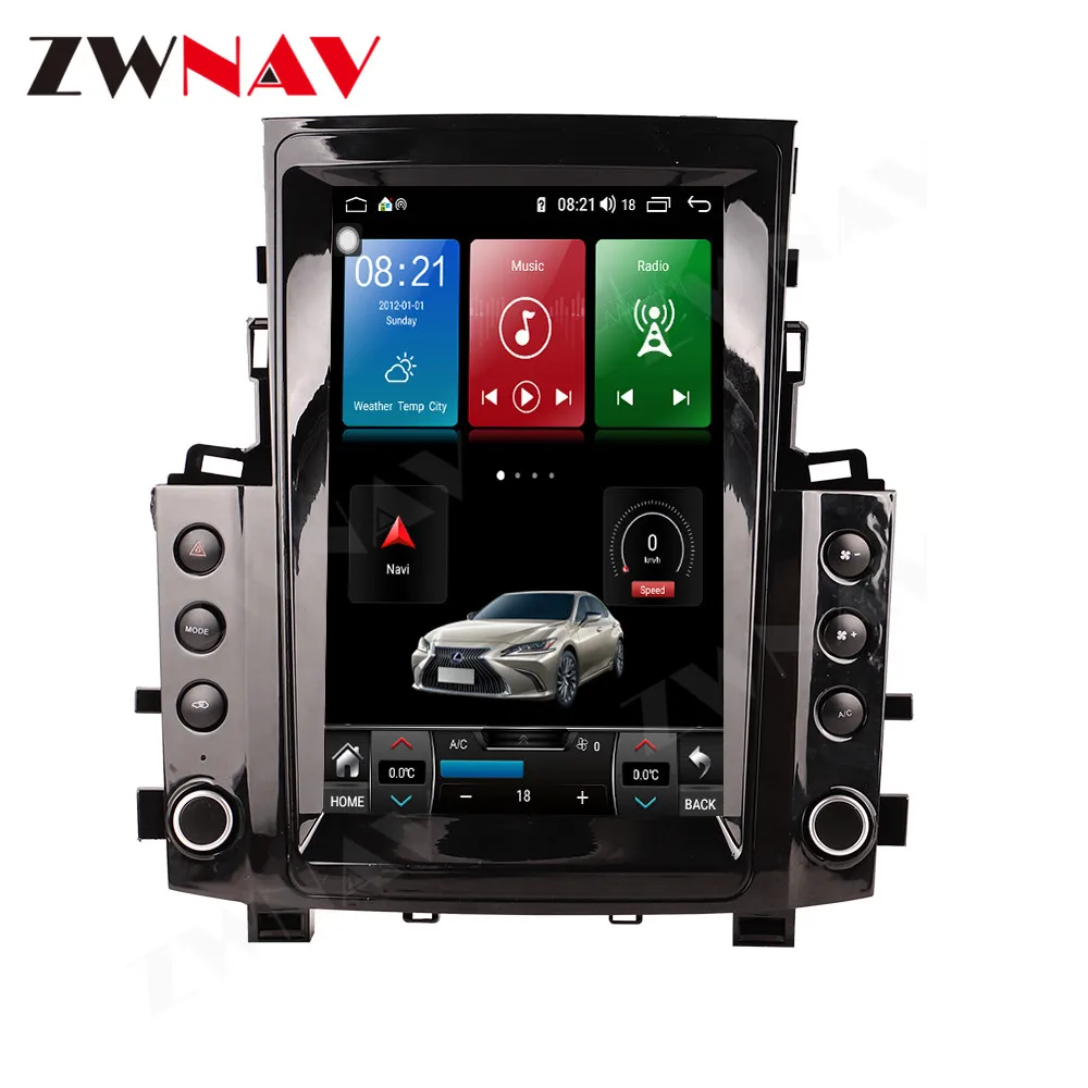 Фото Автомагнитола для LEXUS LX570 2009-2013 Carplay Android 12, автомобильный радиоприемник, Авторадио, мультимедийный плеер, GPS-навигация №2