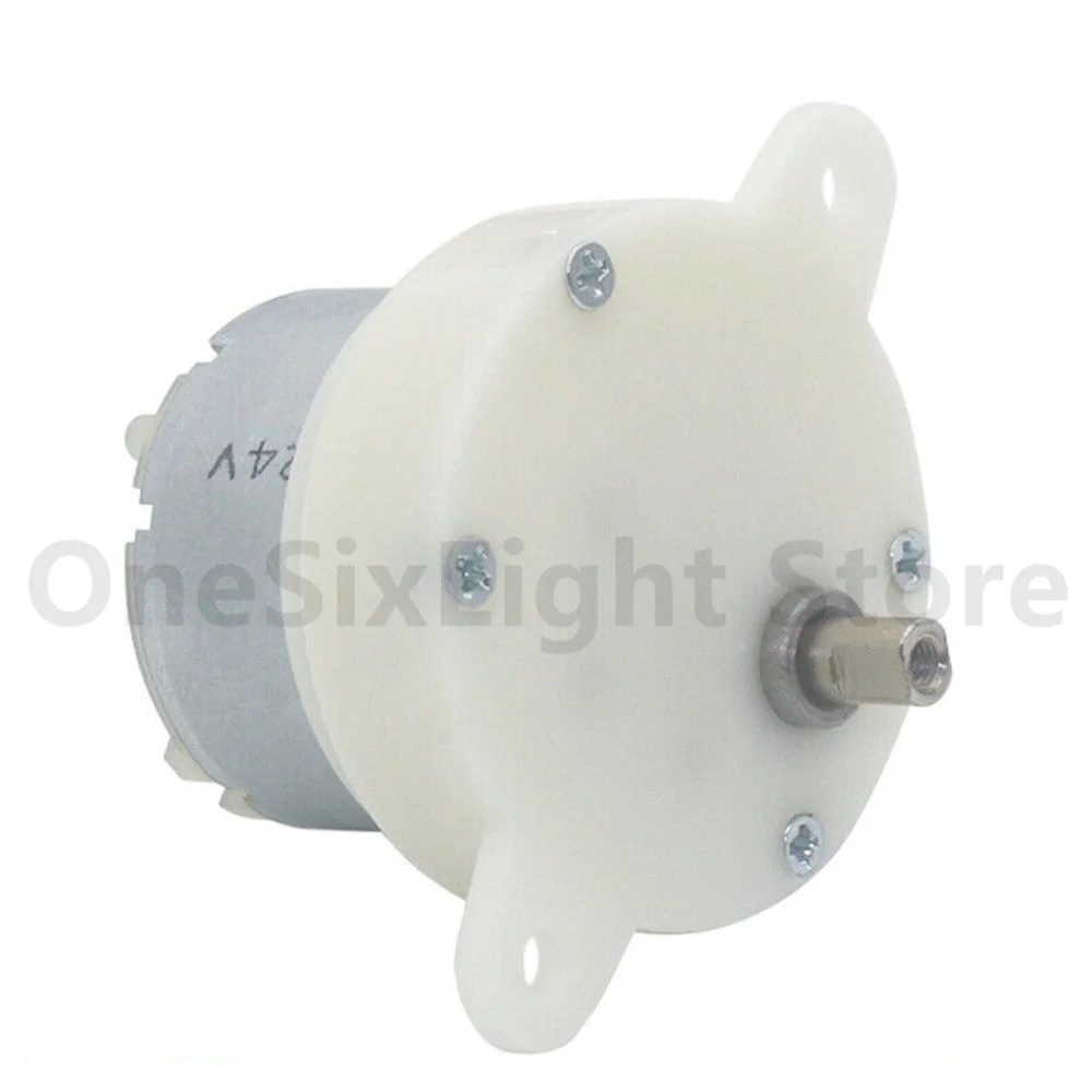 Реверсивный Электродвигатель с микро-редуктором, 10 об/мин, 12 В постоянного тока, 24 В, пластиковая шестерня, для самостоятельной сборки