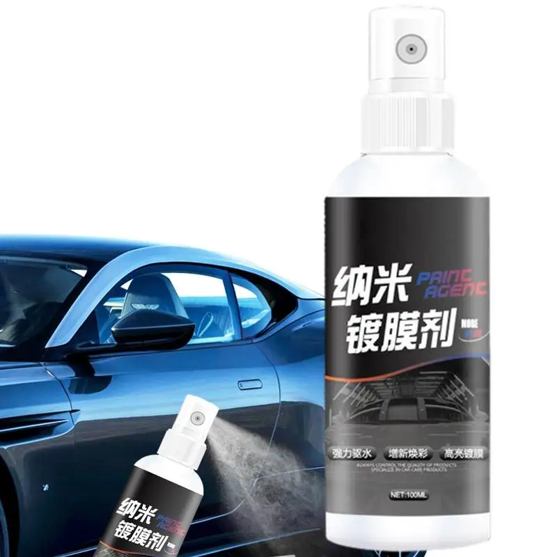 

Spray Car Wax Polish Quick Coat Ceramic Coating Spray Hydrophobic Formula And Uv Protectant Ceramic Spray For Car Long Lasting