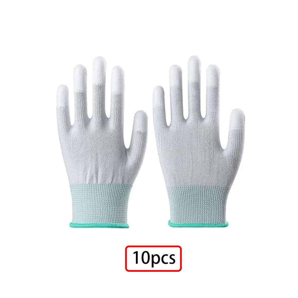 5/10 шт., автомобильные виниловые защитные перчатки с полиуретановым покрытием