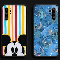disney stitch miqi phone cases for huawei honor y6 y7 2019 y9 2018 y9 prime 2019 y9 2019 y9a cases back cover coque soft tpu