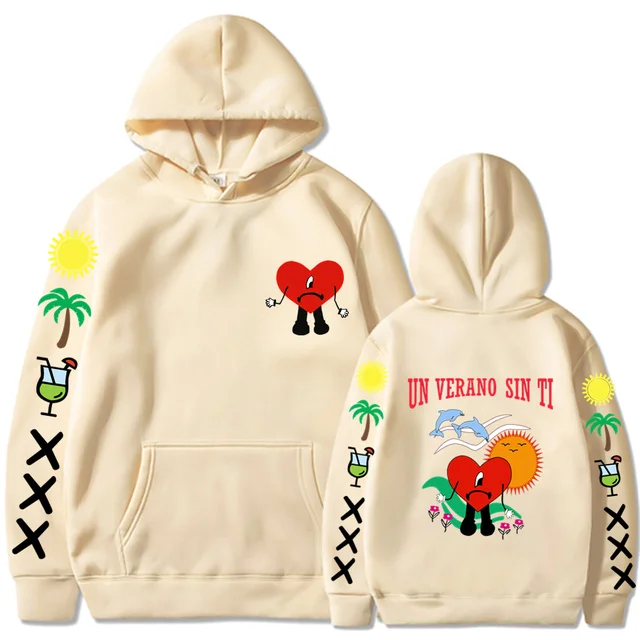 

Un Verano Sin Ti Hoodie Men Women Fashion Bad Bunny Hoodies Kids Hip Hop Hoodies Sweatshirts Long Sleeve Hooded Sweat Girl Coats