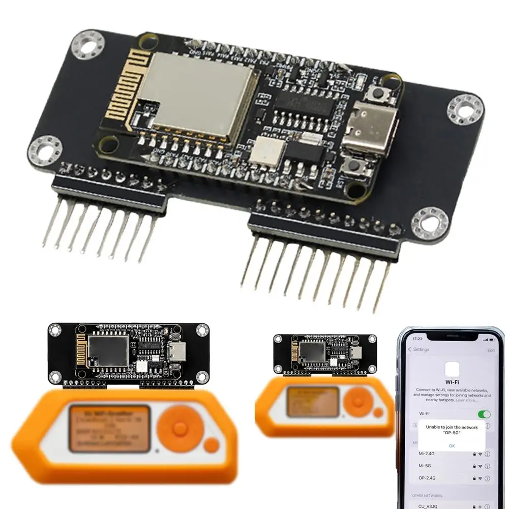 Фото Плата разработки Internet Of Thing для Flipper Zero 2,4G/5G, макетная плата, беспроводной модуль Flipper Zero 2,4G5G WiFi Deauther №5