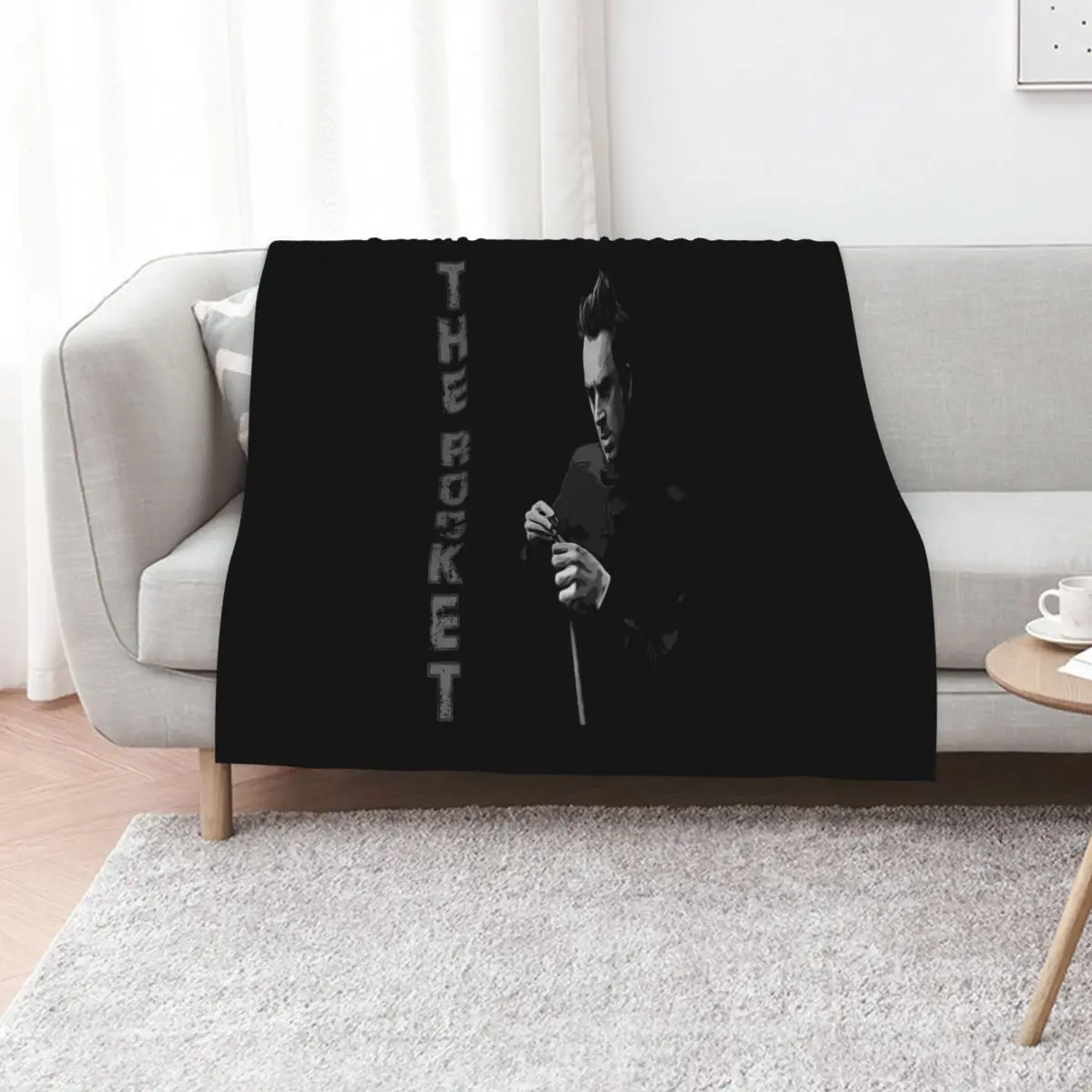 Фото Плед Ronnie Osullivan The Rocket Throw Blanket, уютный домашний плед, подарок на Рождество и праздники №1