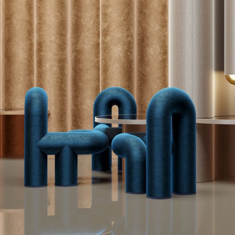 

Custom Nordic Danish ins leisure chair sofa chair shaped homestay online celebrity round tube chair single chair conference