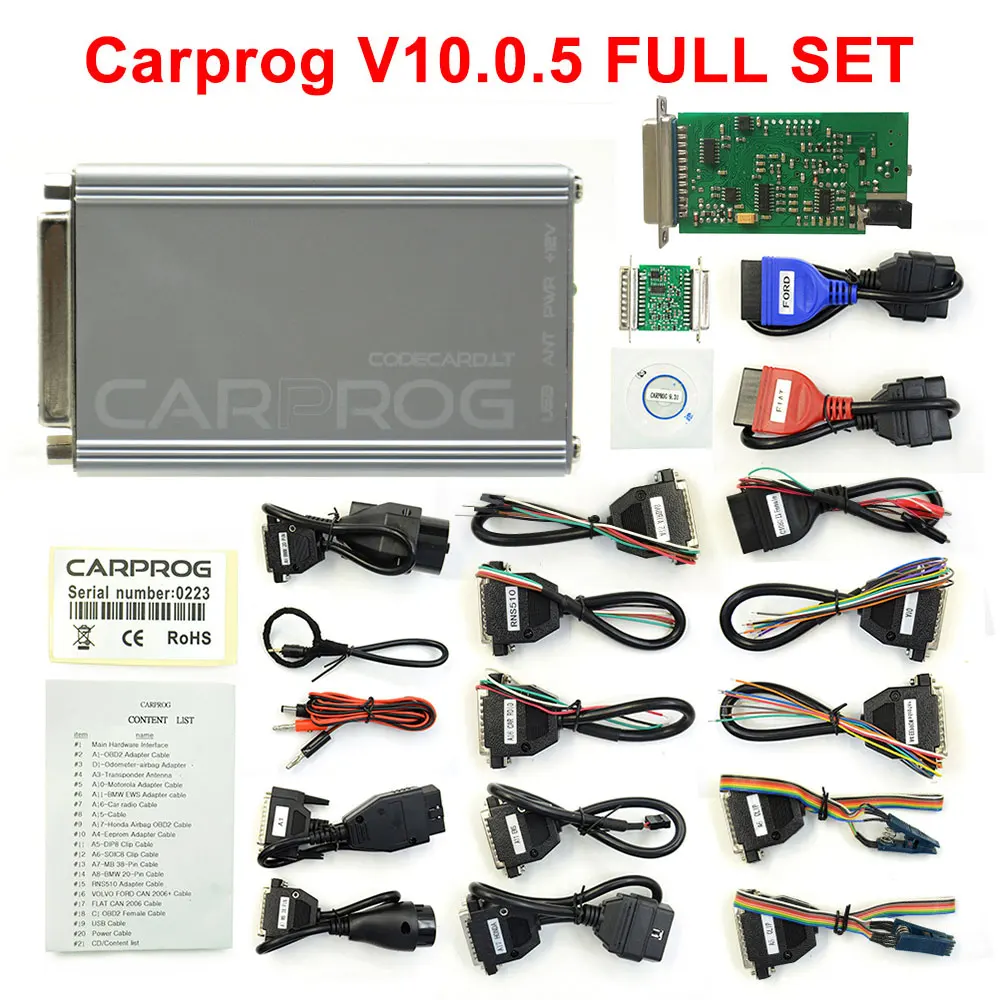 Автомобильный ремонтный Инструмент CARPROG V10.05 V10.9 или V8.21 онлайн-версия