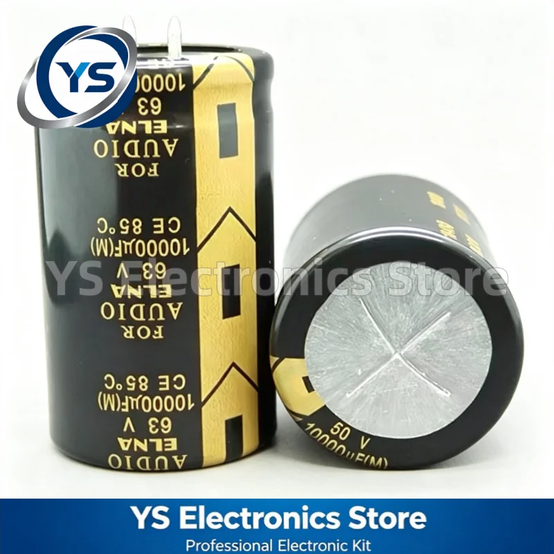 Фото Конденсатор ELNA для аудио 63V10000UF 30x50мм 10000UF63V 63V 10000UF LAO Hifi фильтр усилителя оригинальный LAO-63V103MS47PX # Б 20% №1