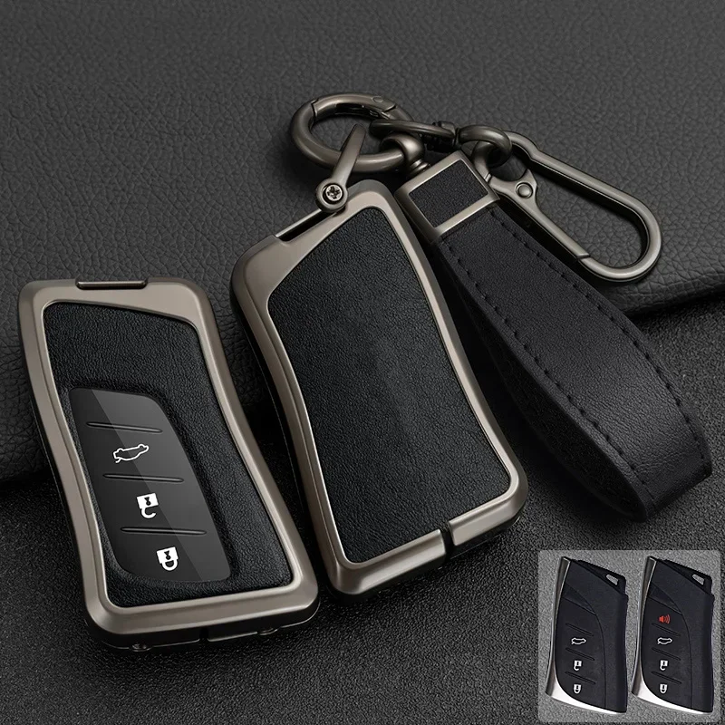 Защитный чехол для автомобильных ключей из цинкового сплава с полным покрытием