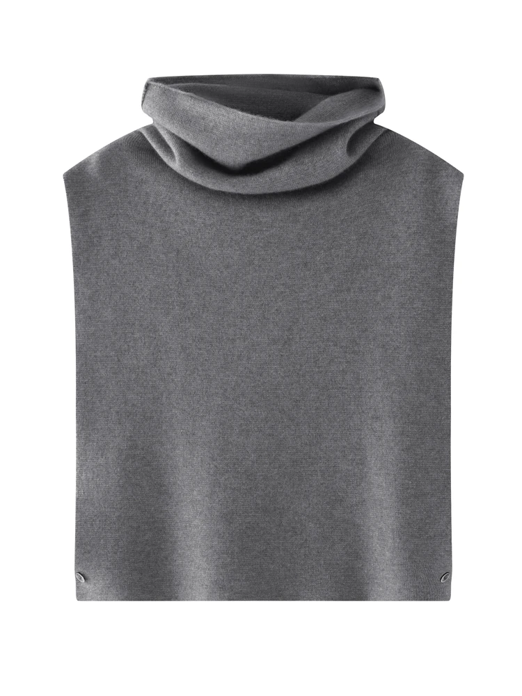 Женский кашемировый свитер ANGEL's 100% жилет водолазка пуловеры без рукавов