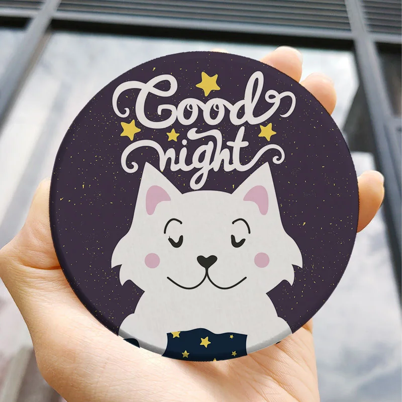 

Personalized Top-end Diatom Mud Cup Pad Fairy Tales Fable Dining Table Decor Dining Table Decor Marble Mat Placemat Purple Cutti