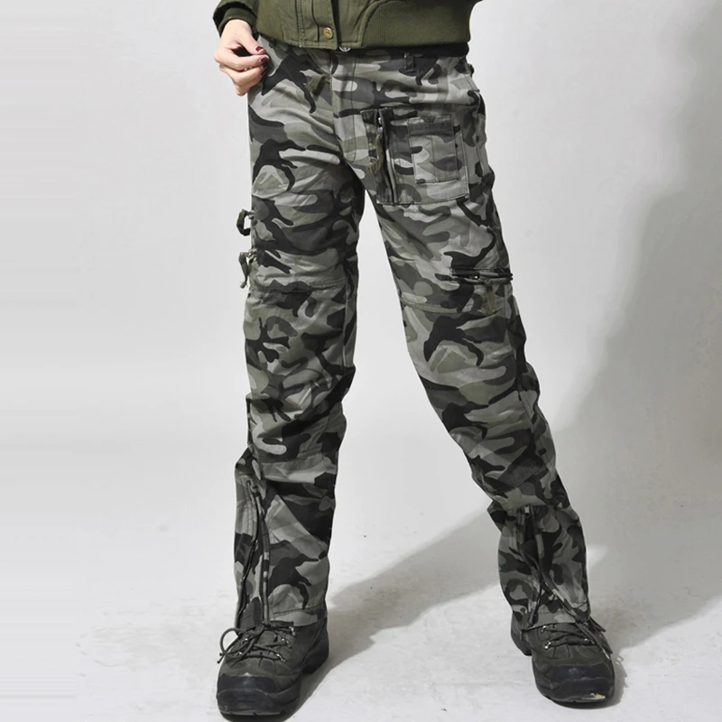 Женские камуфляжные штаны |