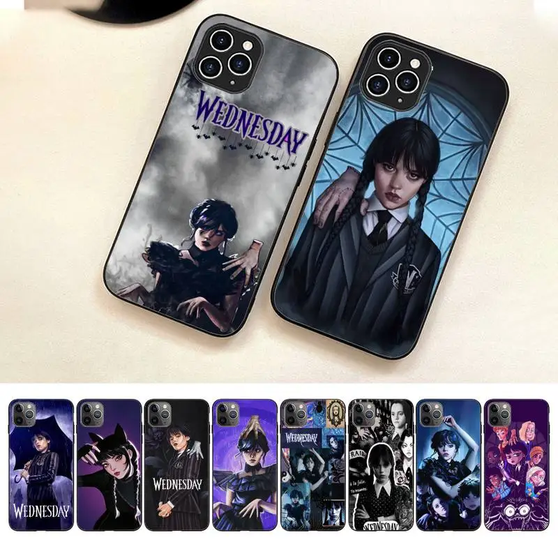 

Wednesday Addams Family Tv Show Phone Case For Iphone 7 8 Plus X Xr Xs 11 12 13 14 Se2020 Mini Pro Max Case