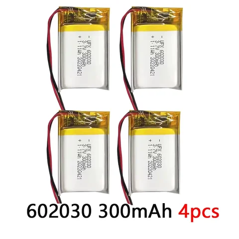 Литий-полимерный аккумулятор 300 мАч YTBNA 602030
