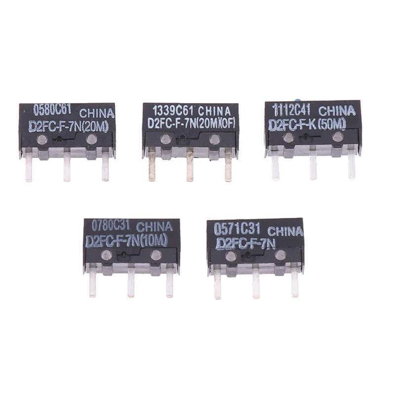 Микропереключатель мыши D2FC-F-7N 10M 20M D2FC-F-K(50M) -RZ D2F D2F-01 D2F-01F D2F-L D2F-01L D2F-FL D2F-F-3-7