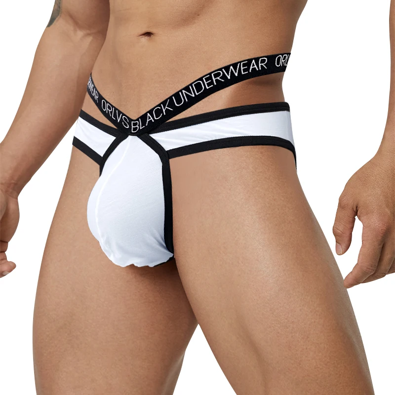 

ORLVS Men's Underwear Briefs Sexy Man Panties Gay Modal U Convex Slip Hombre Breathable Men Brief Calzoncillos Sexys Hombre