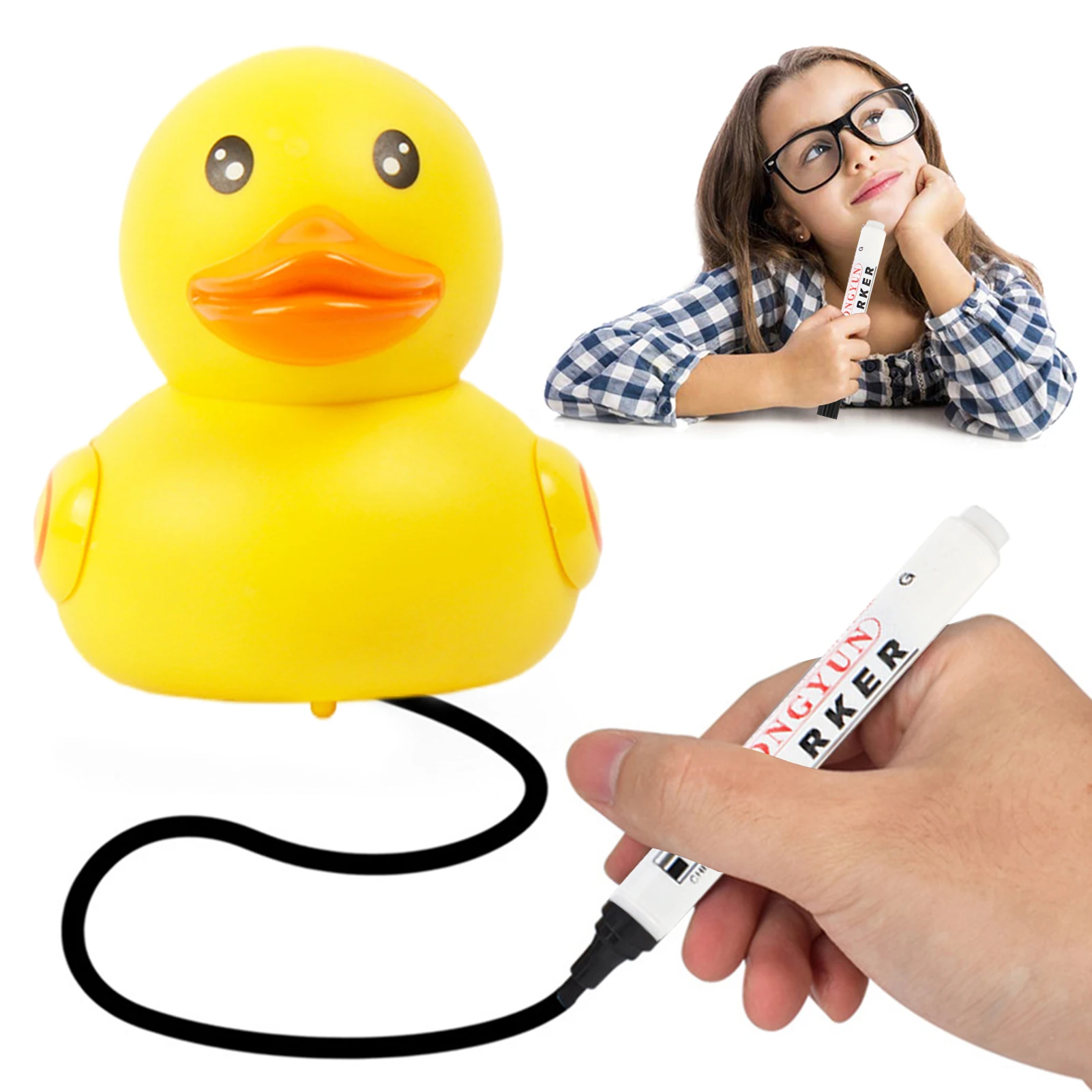 

Smart Pen Tracing Robot Duck Interactive Robot Inductive Drawbot With Light Sensor Mini Magic Pen Inductive Robot Toy For