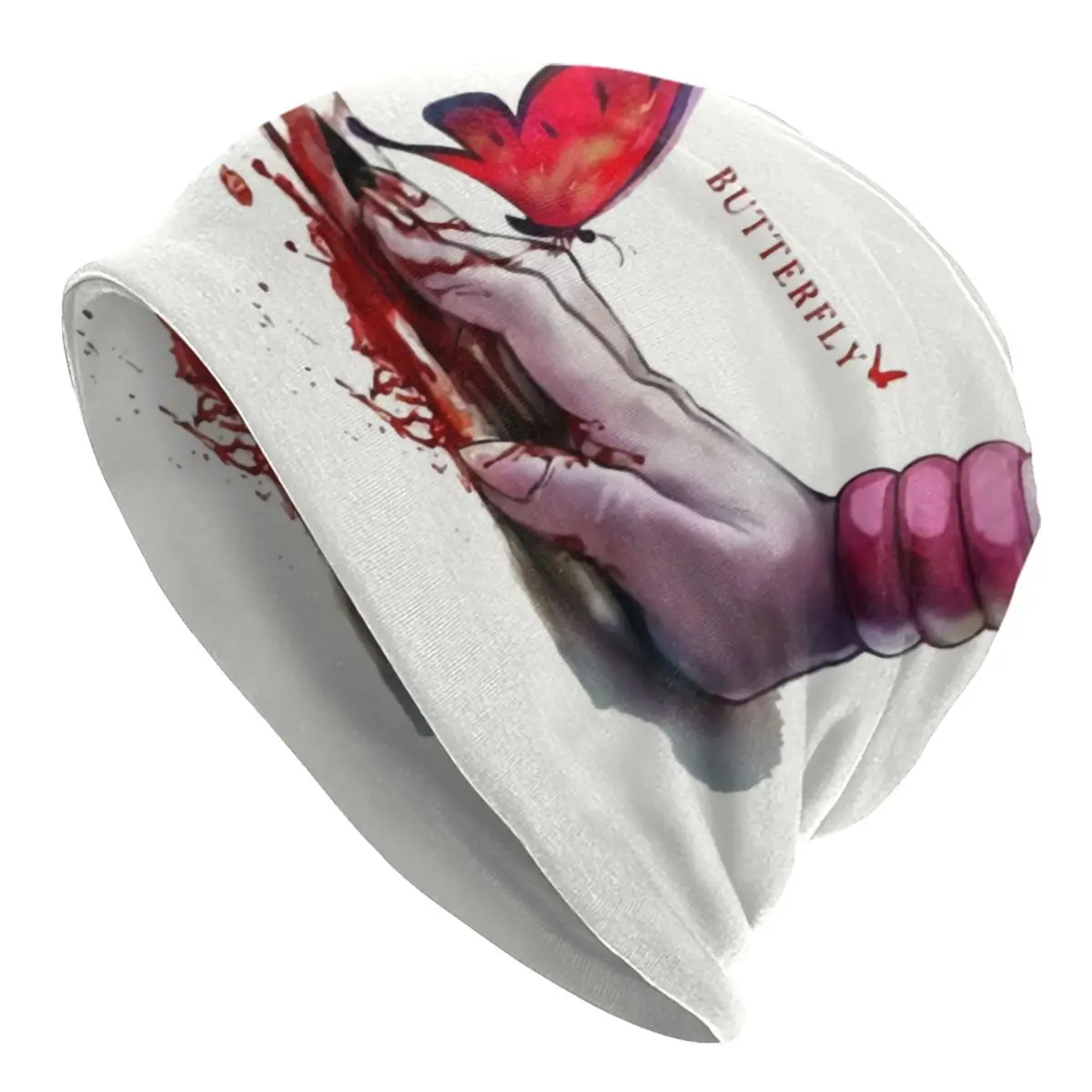 

Cool Anime Hunter X Hunter Skullies Beanies Caps Streetwear Winter Knitted Hat Adult Unisex HXH Manga Hisoka Hand Bonnet Hats