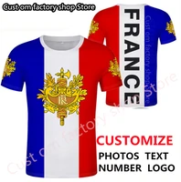 france t shirt diy free custom made name number fra tshirt nation flag marianne french print word fr college photo logo clothing