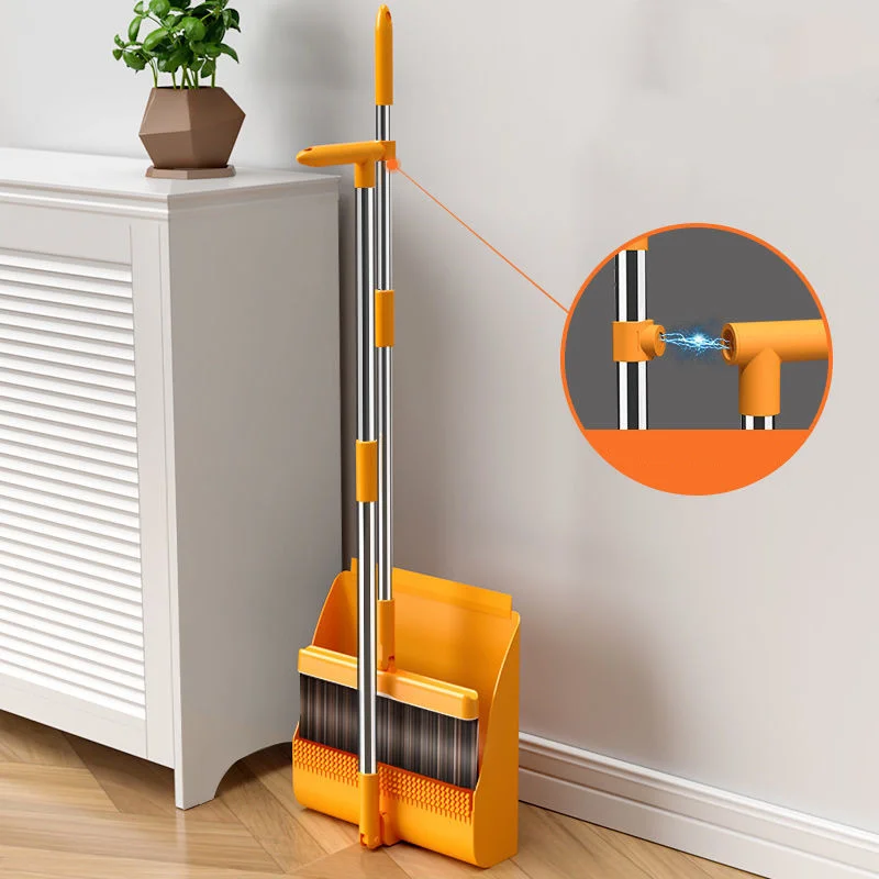 

Magnetic Magic Broom Folding And Dustpan Set Home Floor Brush Dust Household Cleaning Kitchen Garbage Collector Scoop Sweeper
