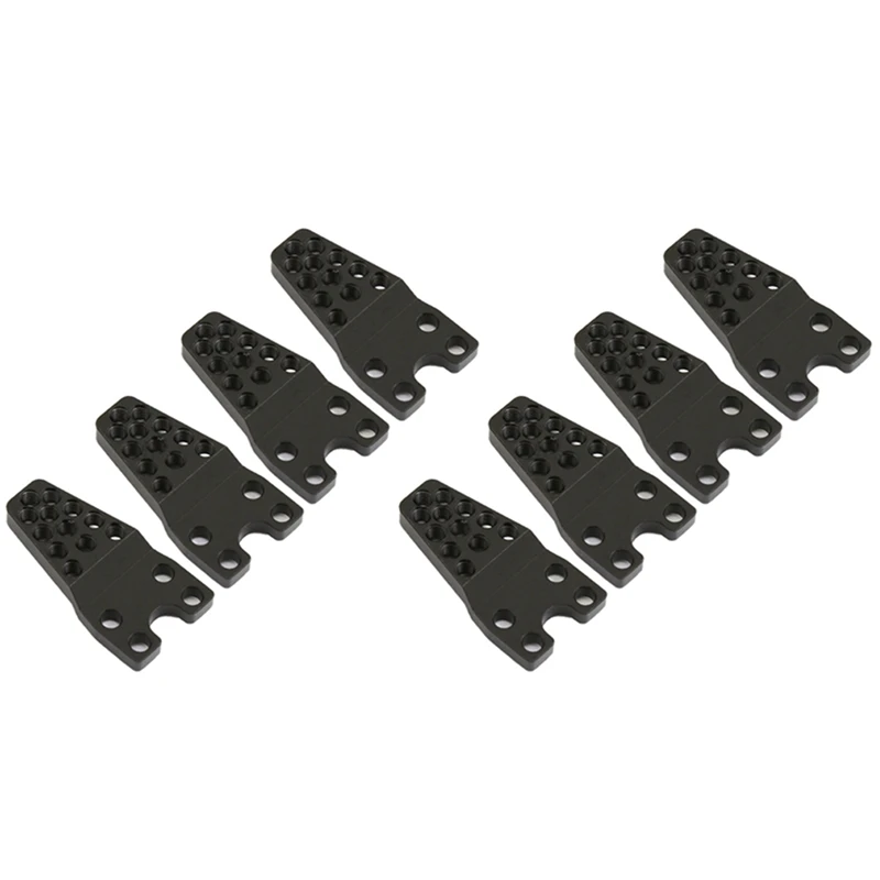 

8PCS RC Car Metal Shock Absorber Tower Lift Lower Adjust Stand For 1/10 RC Crawler Axial SCX10 Upgrade Parts,Black