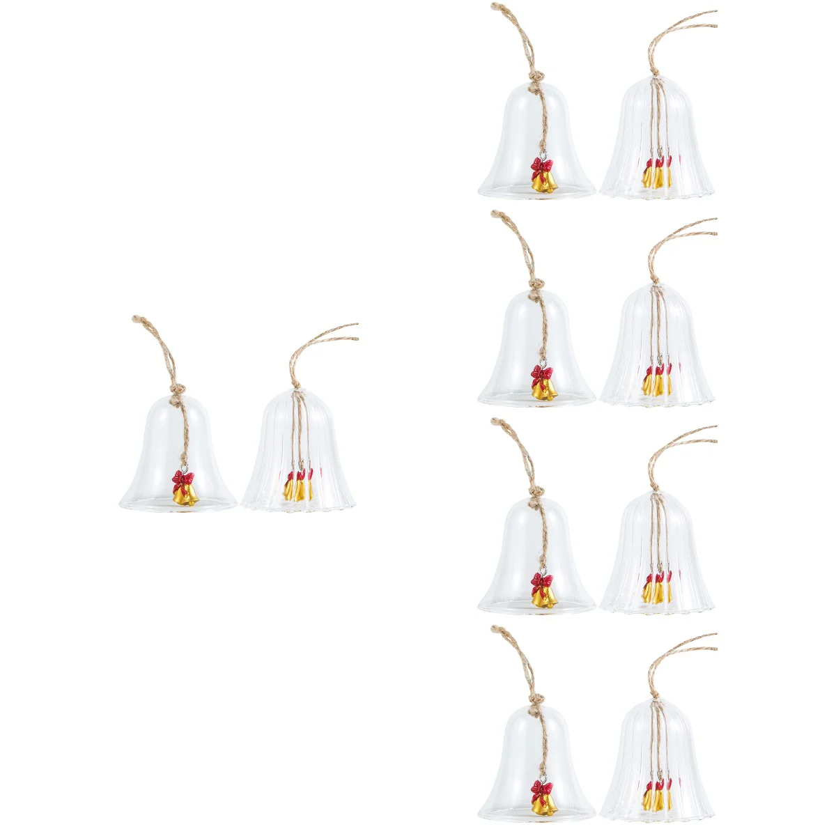 

10 Portable Transparent Garden Wind Bell Glass Wind Chime Balcony Hanging Decor Christmas Wind Bell Christmas Wind Chime