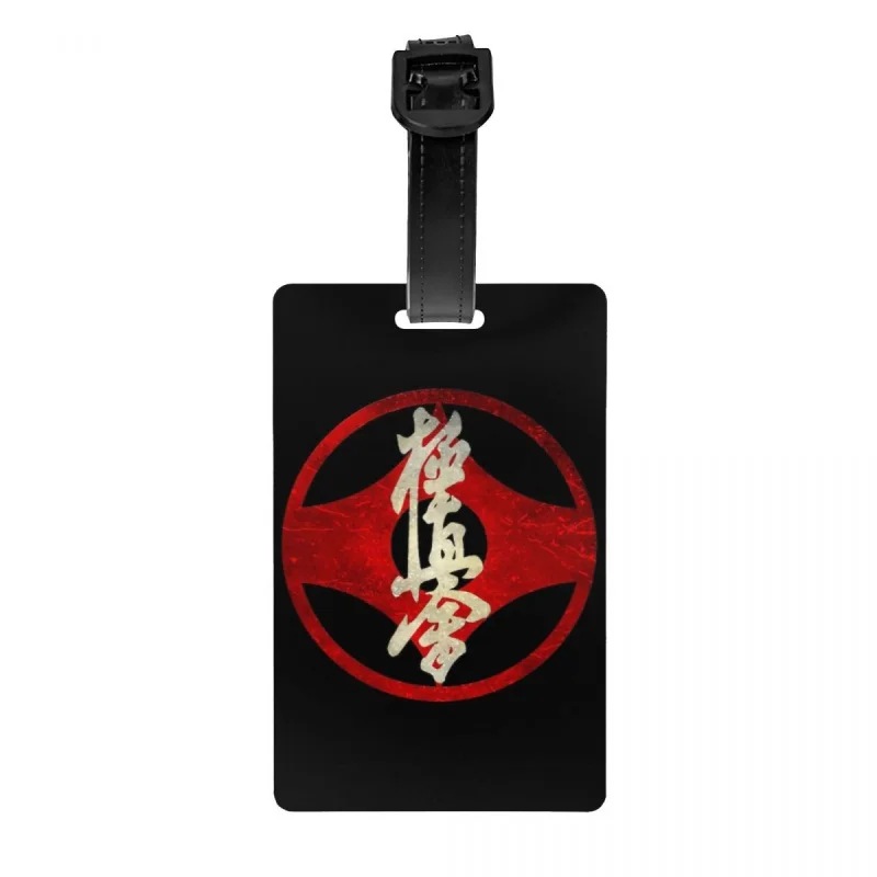 

Бирка для багажа карате Kyokushin, для чемоданов, модные японские боевые искусства, бирки для багажа, Обложка для личной безопасности