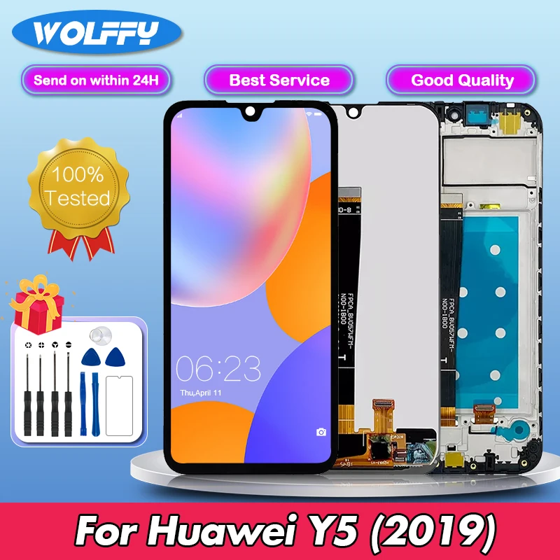 5,71 'ЖК-дисплей для Huawei Y5 2019 сенсорный экран для Y5 AMN-LX9 AMN-LX1, AMN-LX2 LCD панель дигитайзер Замена