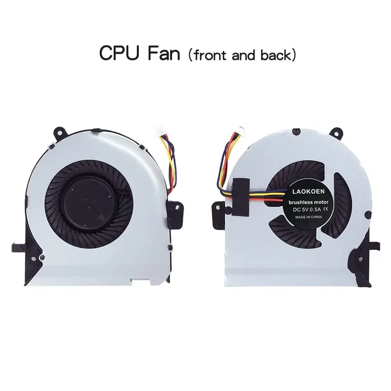 Сменный охлаждающий вентилятор CPU + GPU для ноутбука ASUS Rog Strix GL502V GL502VM ZX60V FX60VM FX60V S5VM