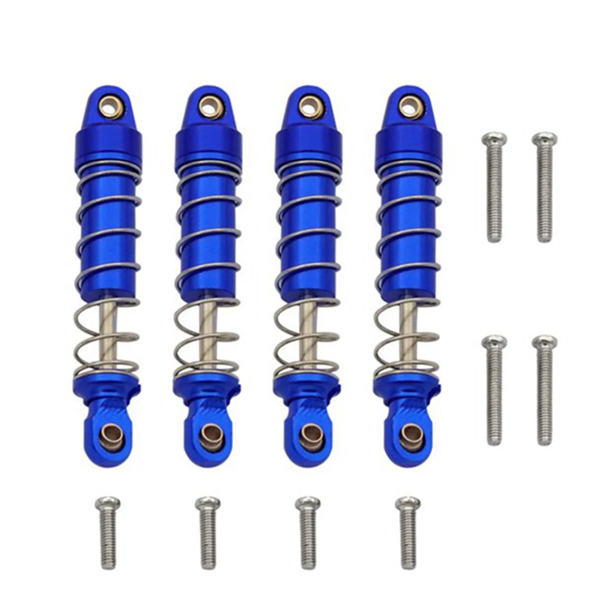 

4-Pack 1/18 TRX-4M моделирование скалолазания модель автомобиля алюминиевый сплав амортизатор может быть заполнен маслом, синий