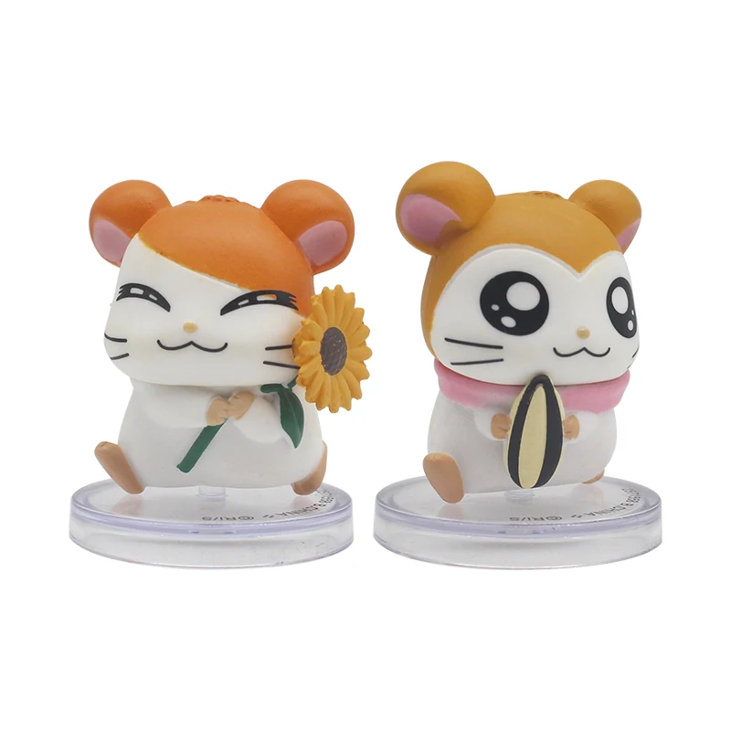 Фигурка Trotting Hamtaro фигурка аниме креативная милая модель украшения коробка