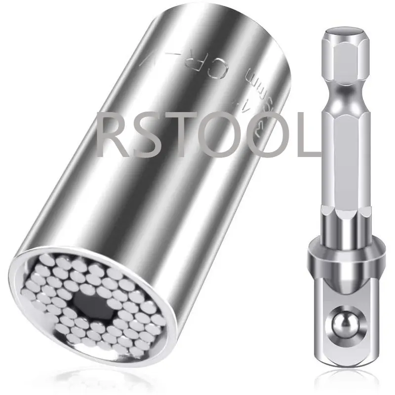 

Universal Torque Wrench 7-19mm Socket Head Multifunctional Universal Sleeve