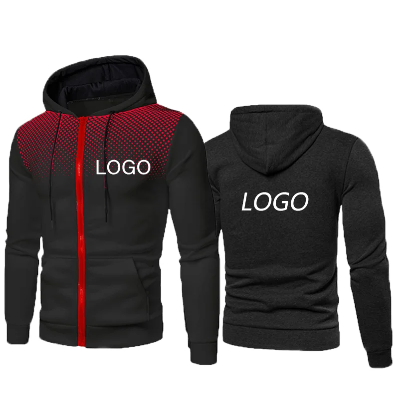 Мужская куртка с капюшоном и логотипом по индивидуальному заказу