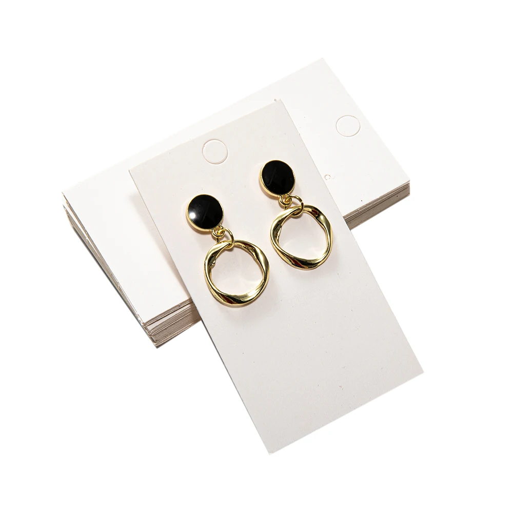 

Держатели для сережек из крафт-бумаги, 50 шт.