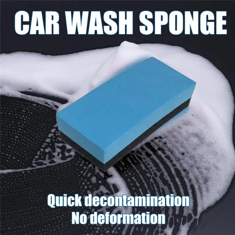 

10pcs Car Detailing Cleaning Sponge Seat Tire Wash Wipe Water Suction Sponge Pad Wax Polishing Applicator Wash Tool Accessories