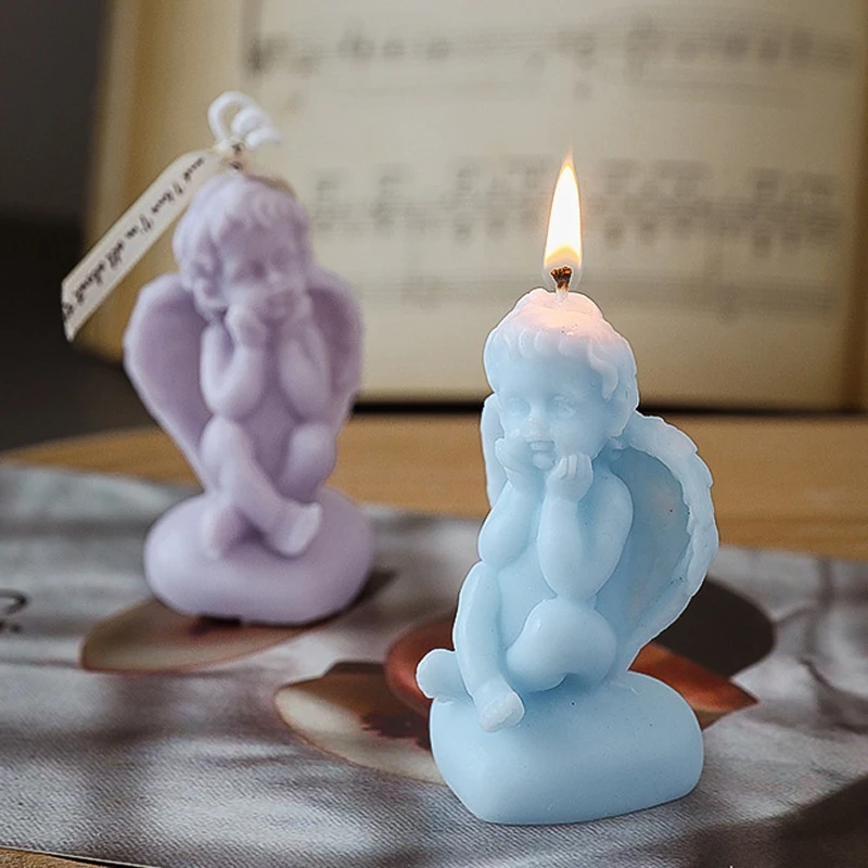 1 шт. Рождественская Ароматизированная Свеча в форме ангела |