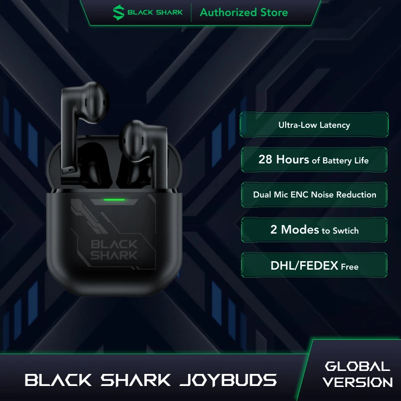 DHL/FEDEX Free Black Shark JoyBuds игровая гарнитура Bluetooth 5 2 наушники со сверхнизкой задержкой