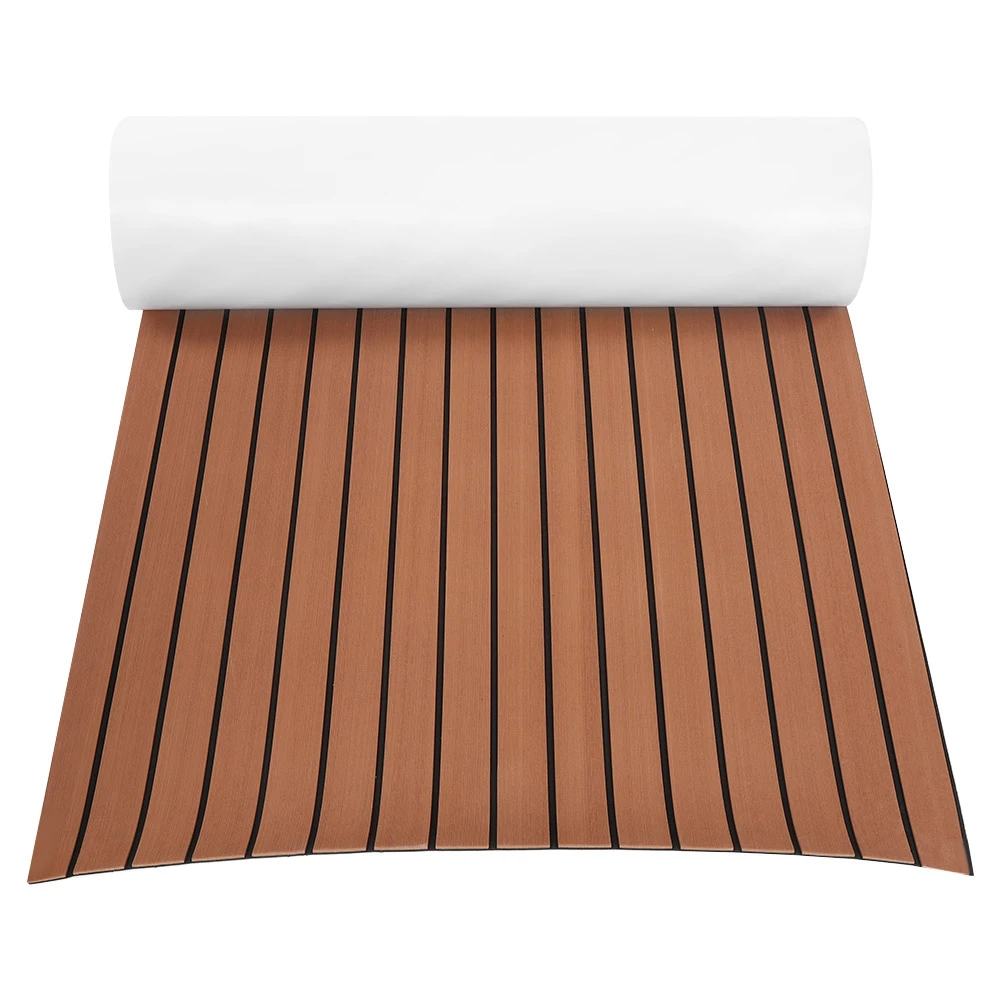 

Dark Brown EVA Teak Decking Sheet Boat Flooring Fit for Yacht Teak Teak