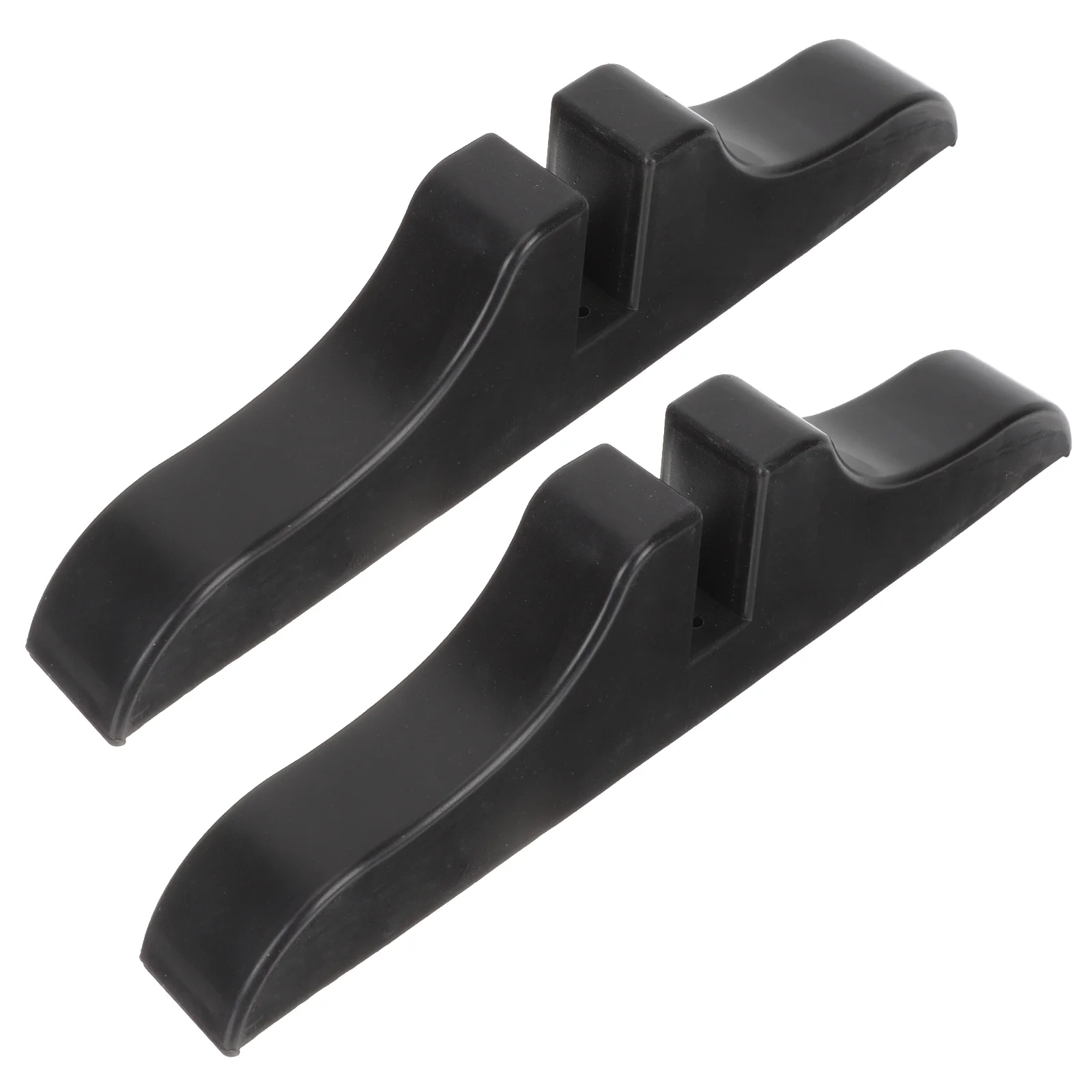 

2 Pcs Office Desk Accessories Thickened Divider Bracket Screen Partition Clips Holders Room Supply Plastic Household Base