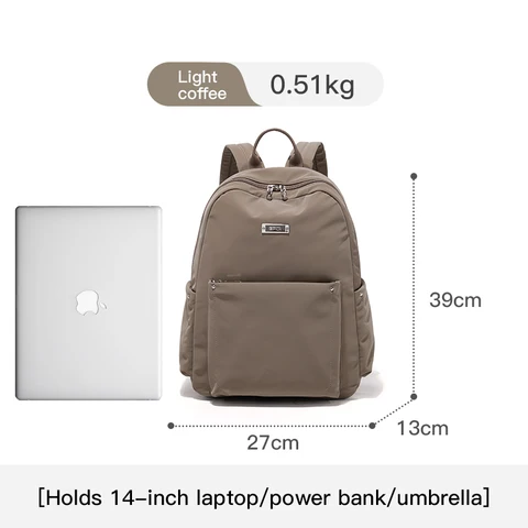 Женский рюкзак EPOL, 2025, нейлоновый водонепроницаемый дорожный рюкзак с кабиной самолета, повседневные большие школьные сумки для ноутбука, женские 6116-06